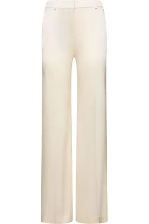 Alberta Ferretti Pantalon Droit En Satin