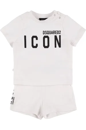 Dsquared2 T-shirt En Coton Mélangé & Short En Molleton