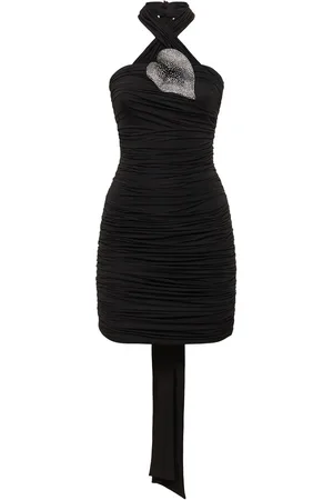 GIUSEPPE DI MORABITO Robe Courte En Satin Embelli