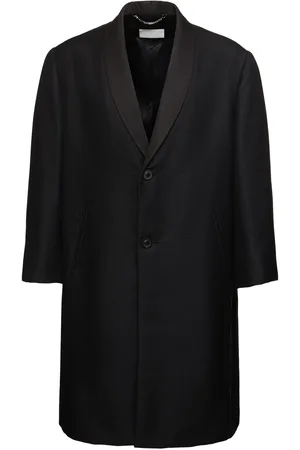 Maison Margiela Manteau En Sergé De Mohair Et Laine