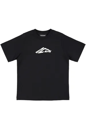 Dsquared2 T-shirt En Jersey De Coton Imprimé
