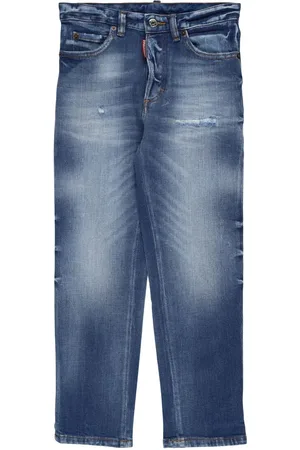Dsquared2 Jean En Coton Stretch Délavé