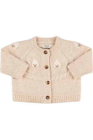 Donsje Cardigan En Maille De Laine Mélangée