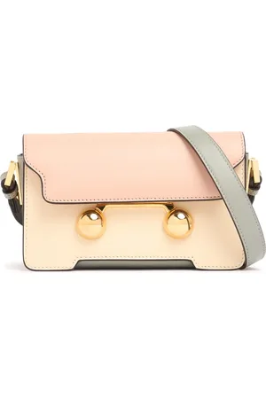 Marni Sac Porté Épaule Mini En Cuir Trunkaroo