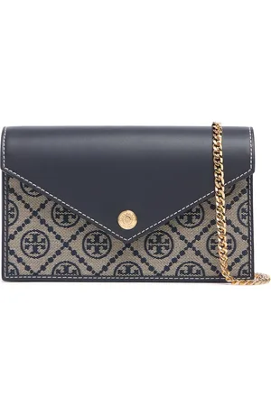Tory Burch Portefeuille À Chaîne T Monogram Envelope