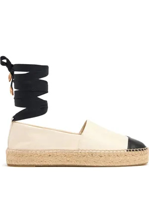Tory Burch Espadrilles En Cuir Cap-toe 20 Mm