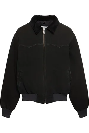 Maison Margiela Veste De Sport Zippée En Coton
