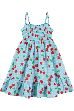 MC2 SAINT BARTH Robe En Jersey De Coton Imprimé Cerises