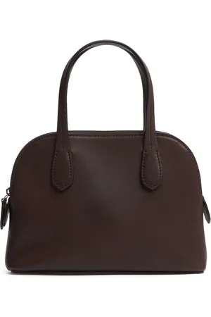 The Row Sac Saddle En Cuir Brillant Ingrid