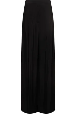 MUGLER Pantalon Ample Épais Fluide Mat