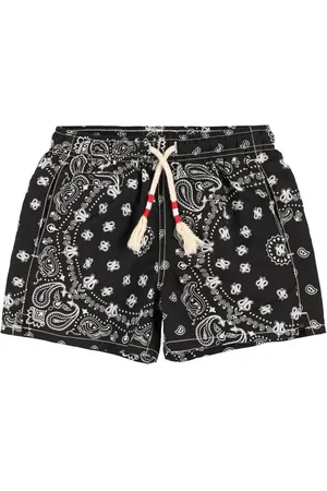 MC2 SAINT BARTH Short De Bain En Nylon Imprimé Bandana