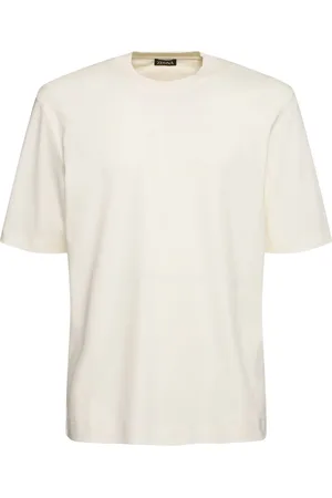 Ermenegildo Zegna T-shirt En Soie Et Coton