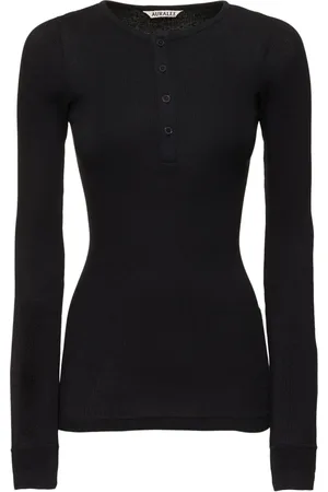 Auralee T-shirt Boutonné En Coton