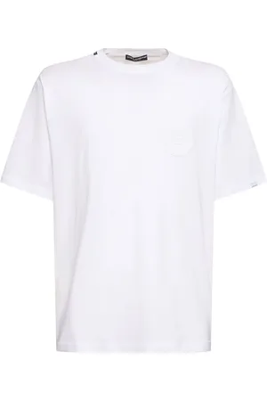 Dolce & Gabbana T-shirt En Jersey De Coton À Logo Ton Sur Ton