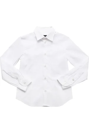 Emporio Armani Chemise En Popeline De Coton