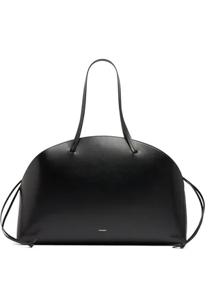 Jil Sander Grand Sac En Cuir Palmellato Curve