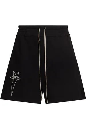 Rick Owens Short En Molleton De Coton Champion