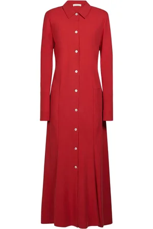 The Row Robe Chemise Longue En Soie Myra