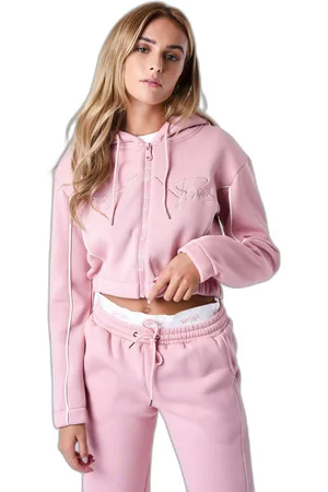 Project X Paris Sweatshirt à capuche zippé à bande élastique femme