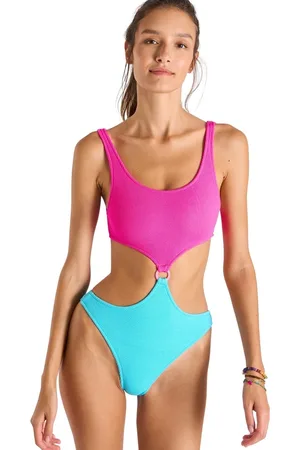 Banana Moon Maillot de bain 1 pièce femme Roller Scrunchymix