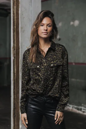 Freeman T Porter Chemisier femme Corina Leopardo