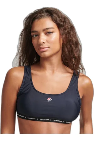 Superdry Haut de maillot de bain élastiqué femme Code Micro