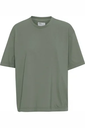 Colorful Standard T-shirt femme Organic oversized dusty olive