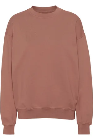 Colorful Standard Sweatshirt col rond Organic oversized rosewood mist
