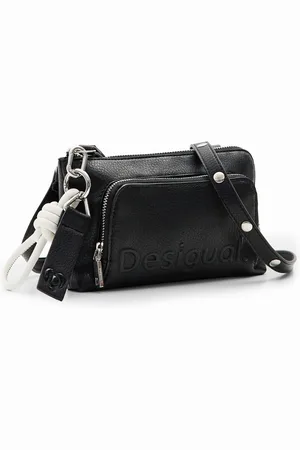 Desigual Portefeuille à bandoulière femme Half Logo 24 Lisa