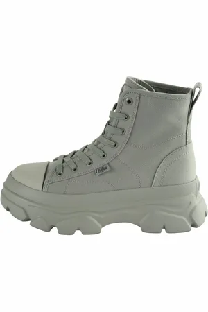 Buffalo Bottines en cotton organique femme Termor Lace Up Hi