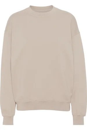 Colorful Standard Sweatshirt col rond Organic oversized ivory white