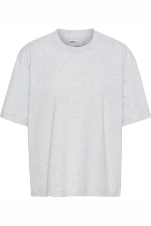 Colorful Standard T-shirt femme Organic oversized snow melange