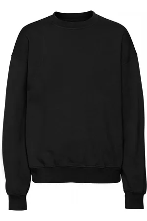Colorful Standard Sweatshirt col rond Organic oversized deep black