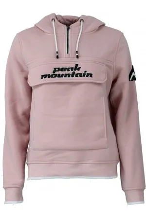 Peak Mountain Sweatshirt à capuche molleton femme Aflow