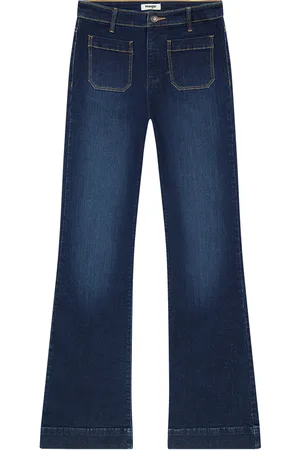 Wrangler Jeans délavage foncé évasé femme