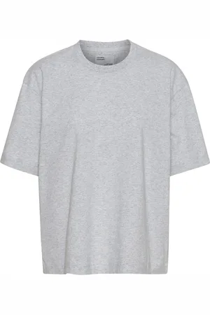 Colorful Standard T-shirt femme Organic oversized heather grey