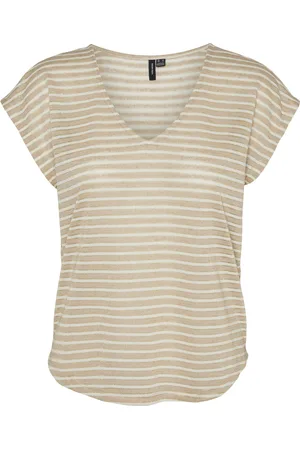 VERO MODA T-shirt col-v femme Vmgatja