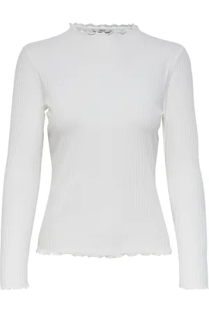 ONLY T-shirt femme Emma manches longues col montant