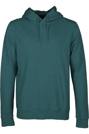 Colorful Standard Sweatshirt à capuche Classic Organic ocean green
