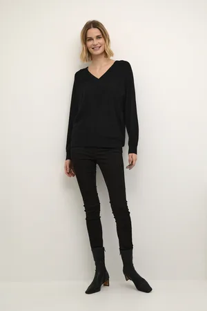 Culture Pull col V femme Annemarie