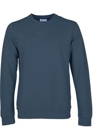 Colorful Standard Sweatshirt col rond Classic Organic petrol blue