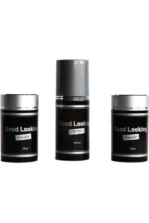 LANAFORM Spray de fixation et poudre cheveux noirs Good Looking