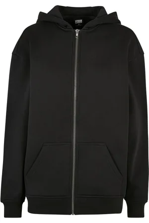 Urban classics Sweatshirt à capuche zippé oversize femme