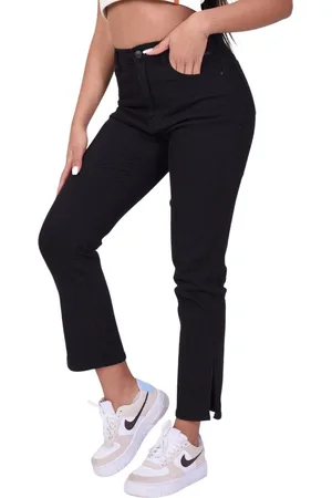 Project X Paris Jeans droit évasé avec fente femme