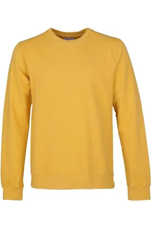 Colorful Standard Sweatshirt col rond Classic Organic burned yellow