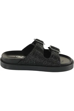 Buffalo Mules compensées femme Sol Ari Glam - Vegan Glitter