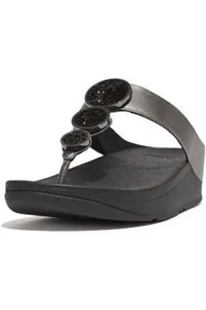 FitFlop Tongs compensées femme Halo Bead-Circle