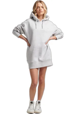 Superdry Robe sweat en coton bio femme