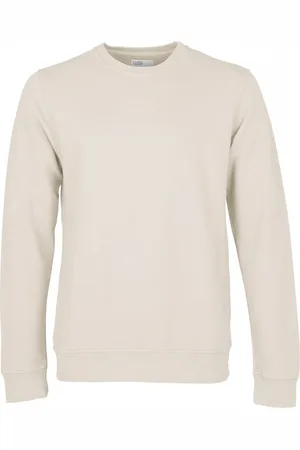 Colorful Standard Sweatshirt col rond Classic Organic ivory white