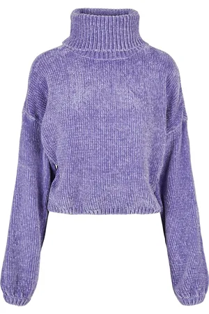 Urban classics Sweatshirt Col roulé femme chenille